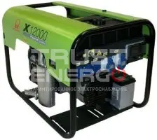 Бензиновый генератор Pramac X 12000 Открытая на раме Honda GX 630 trustenergo.ru
