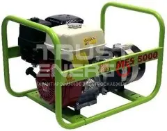 Бензиновый генератор Pramac MES 5000 3 фазы Открытая на раме Honda GX270 Recoil trustenergo.ru
